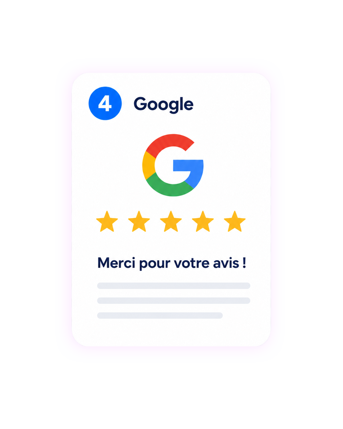 Page Google avis