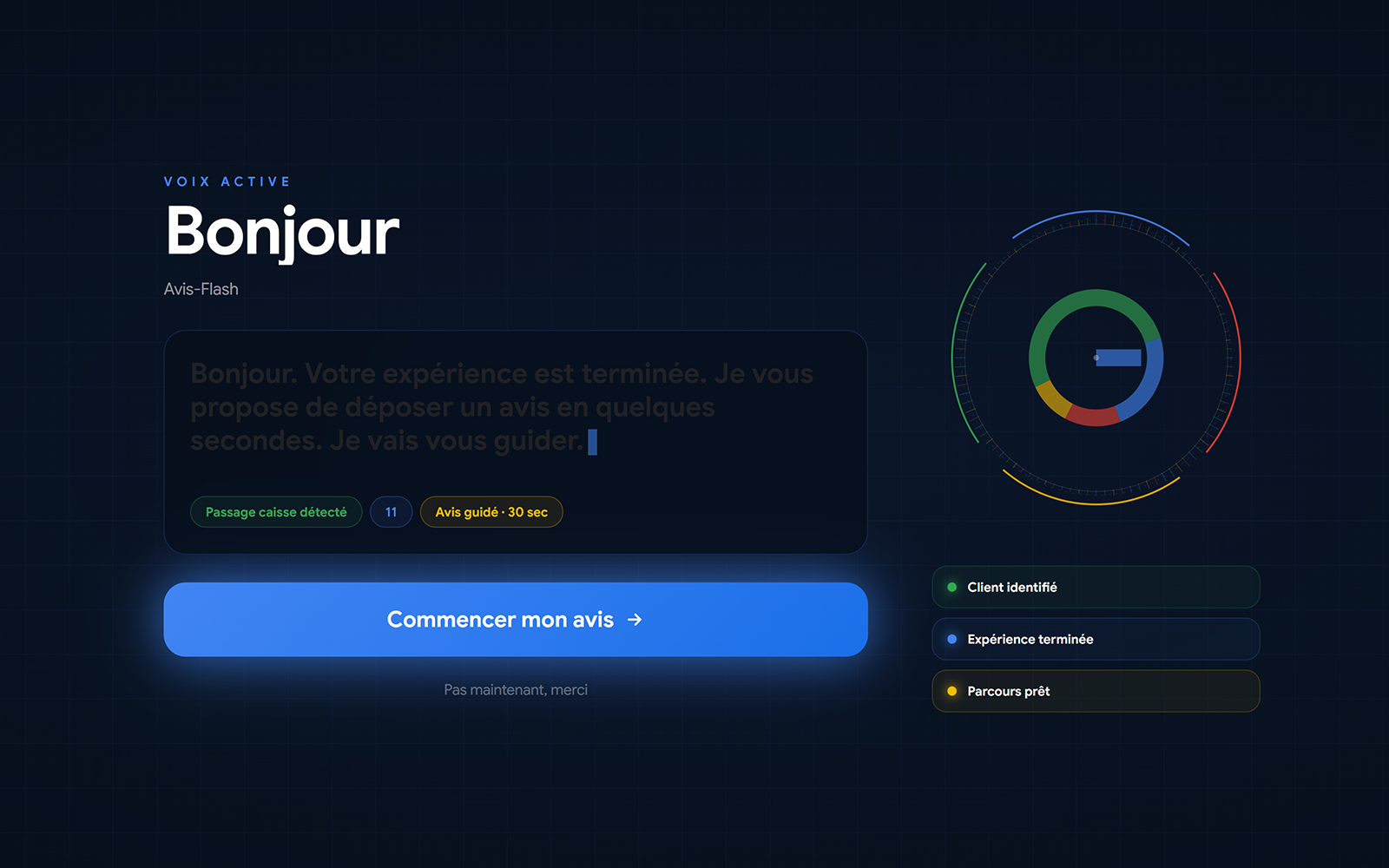 Capture écran AvisFlash Connect Avis Flash